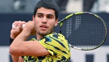 Алкарас гази в Индиън Уелс, Циципас е аут