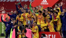 Барса се забавлява! Каталунците взеха Купата на Краля