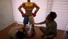 Направиха шоколадово копие на Пакиао