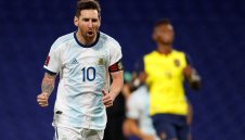 Лео Меси герой за Аржентина при завръщането си