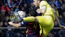 Победната серия на Барса секна на "Ел Мадригал" + ВИДЕО