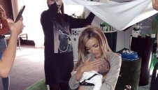 Златка Райкова с погача за малкия Благой