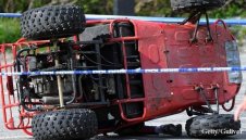 Галас се преобърна с бъги, шокира Раймон Доменек