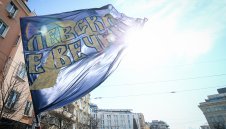 "Левски е вечен": Наско Сираков поведе синьото шествие + СНИМКИ
