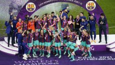 Нежен триумф: Барса е европейски шампион, но при... жените + СНИМКИ