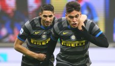 Канонада с пачки от Острова: Интер трепери за Хакими