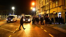 Девет души са задържани след безредиците в Билбао