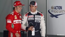 Пастор Малдонадо хвърли бомбата в Гран При на Испания