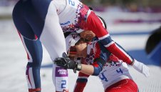 Марит Бьорген от Норвегия спечели златото в скиатлона