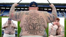 Суперфен на Лестър има 150 татуировки