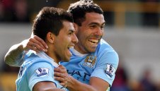 Вижте Агуеро и Тевес при гола на Сити и спасяването на Едерсон + ВИДЕО