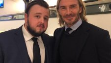 Бекъм се щракна с герой от "Игра на тронове"