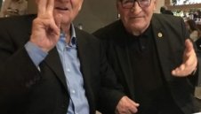 Пената и Люпко на една маса на рождения ден на Гриша Ганчев