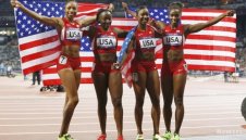 Американките счупиха рекорда в щафетата 4х100 метра