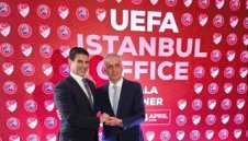 Георги Иванов и Ердоган откриха новия офис на УЕФА в Истанбул