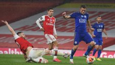 Лестър докопа 1:1 срещу Арсенал в здрава битка