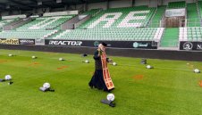 Лудогорец с първа тренировка на новия терен в Разград