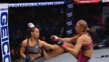 Дакота Дичева смаза от бой шведка, задуши я със събмишън