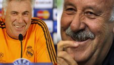 Дел Боске и Анчелоти са близнаци по дух