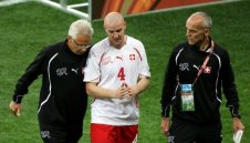 Филип Сендерос с изкълчен глезен