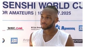 Тристан Тейлър в мач за титлата на Световна купа KWU SENSHI 