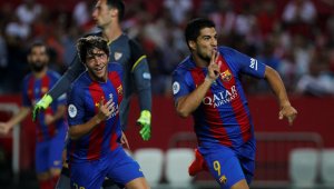 Барса докосва Суперкупата след 2:0 в Севиля