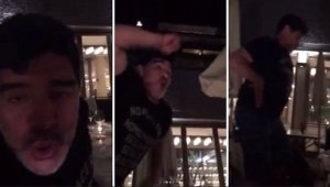 Марадона пиян до козирката, пее хит на Боб Марли + ВИДЕО