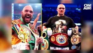 Усик отново майтапи Фюри за шкембето + ВИДЕО