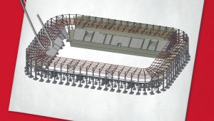 ЦСКА с подробности за козирката на новия стадион