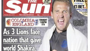 Вестник "Сън" ядоса Колумбия с първата си страница