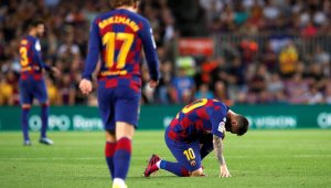 Барса потрепери, Меси отново се контузи