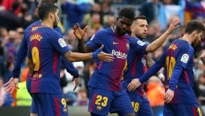 Барса излекува мъката от Рим и дръпна с 14 точки на върха в Ла Лига + ВИДЕО