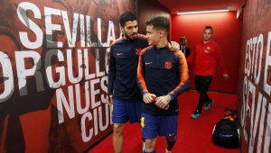 Канибала, Меси и Паулиньо уважиха жената на Коутиньо + СНИМКИ