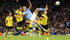 Похвалите не спират! Пеп сравни Холанд с Кройф и Ибрахимович