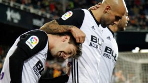 Аржентинец блесна с хеттрик за Валенсия