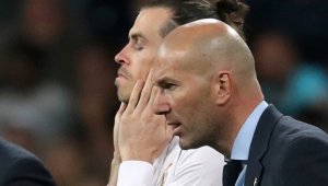 Само Гарет Бейл не поздравил Зидан след напускането на Реал