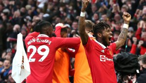 Юбилейна победа за Ман Юнайтед