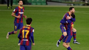 Барса излъга Бетис в края