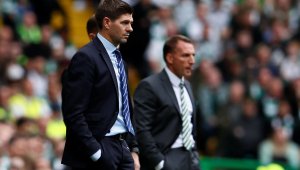 Брендън Роджърс излъга Стиви Джи в битката за Шотландия + ВИДЕО