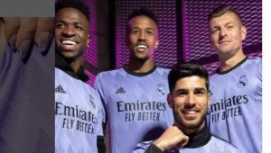 Реал Мадрид ще играе с виолетови фланелки през новия сезон + СНИМКИ