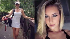 Спортистката с най-пищните гърди избухна със секси коледна визия + СНИМКИ