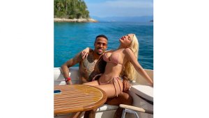 Защитник на Реал Мадрид си ляга до бившата на Неймар + СНИМКИ