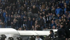 Осъдиха "летящия" фен на Левски + ВИДЕО