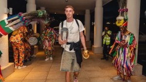 Палмър посети Карибски остров след триумфа  в Щатите