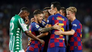 Барселона с първа победа в Испания без Меси и Суарес