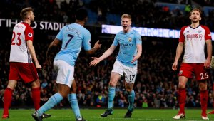 Сити дръпна на Юнайтед с 15 точки след класика над УБА + ВИДЕО