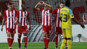 Олимпиакос размаза Астана и разкри Мъри Стоилов + ВИДЕО