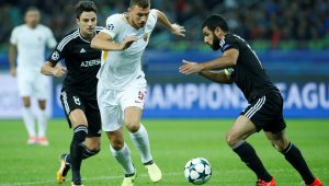 Рома надви азерите от Карабах с два бързи гола + ВИДЕО