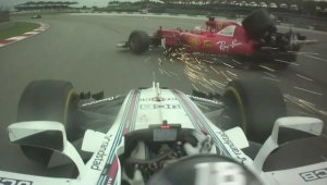 „Скай Спортс”: Фетел е виновен за инцидента със Строл