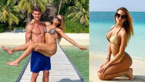 Мацката на Ругани показа секси тяло на Малдивите + СНИМКИ